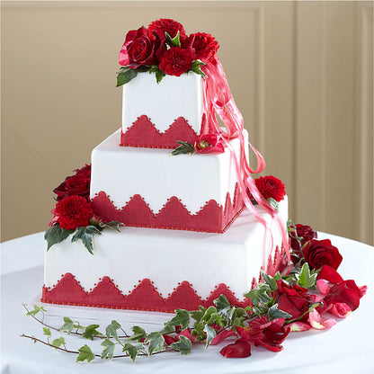 Forever Happiness Cake Decor –  Rosewood Flower Shop, Humble TX