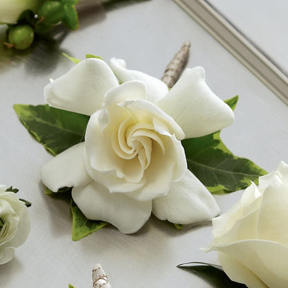 Gardenia Boutonniere –  Rosewood Flower Shop, Humble TX