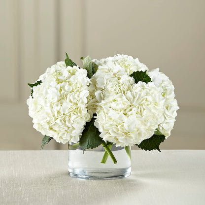 White Hydrangea Bouquet –  Rosewood Flower Shop, Humble TX